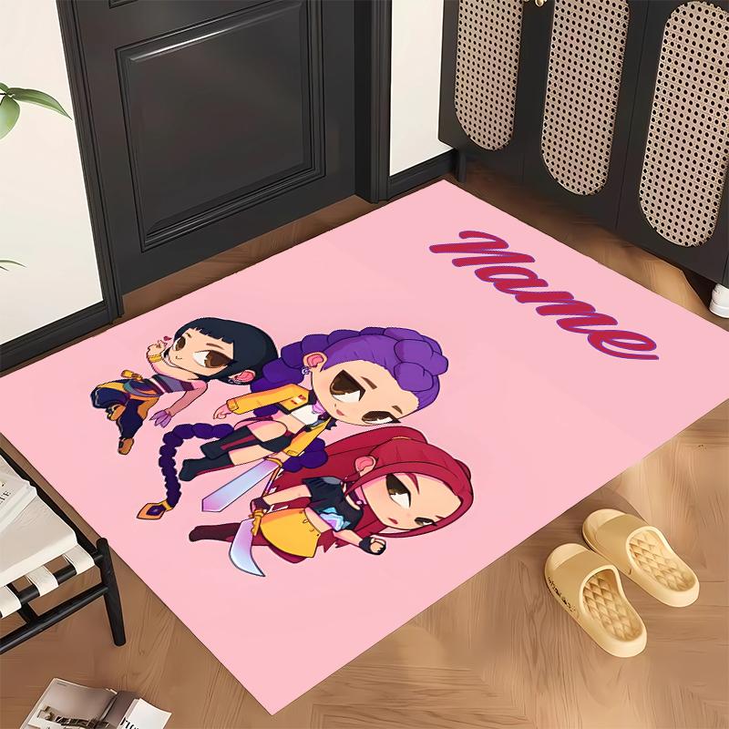 HUNTRIX (14) Personalized Name Office Carpet Stylish Decor for Living Room Bedroom Kitchen