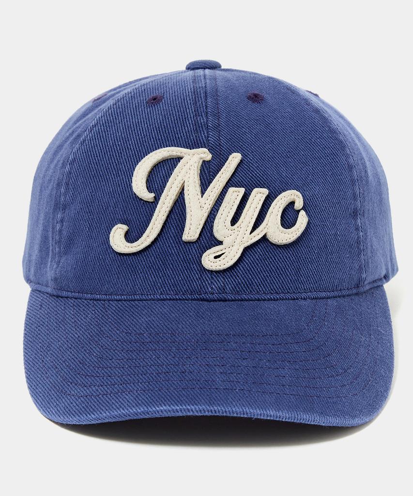 COLUMBIA UNIVERSITY Nyc Twill Washing Ball Cap Crown Navy