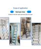 Guan Gu Wall-Mounted Attic Telescopic Ladder: Titanium-Magnesium Aluminum Alloy, Indoor/Outdoor Folding Lifting Ladder.
