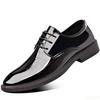 Men's luxury leather Shoes Casual business soft soled Loafers Anti slip elderly dad shoes Low heel comfortable Male formal shoe