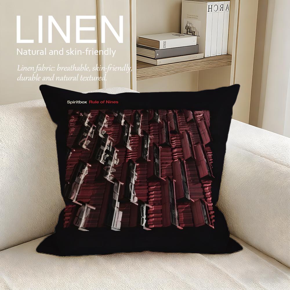 Music Spiritbox Cushion Cover Pillowcase Set Pcs x x Breathable Washable Sofa Cushion Cover