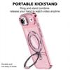 Coque de Téléphone - BOOLING - pour iPhone Air - Antichoc PC Silicone avec Cercle Magnétique - Rose