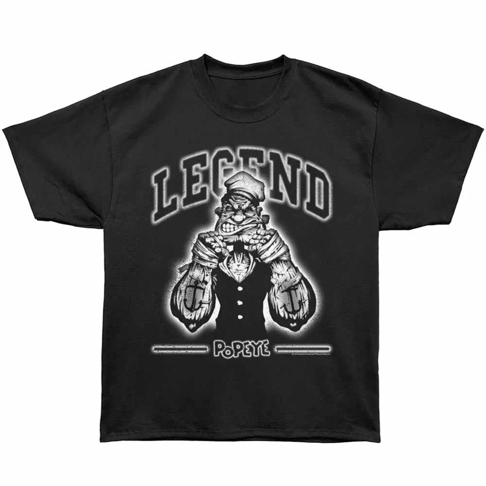 Popeye - Legend - Bronx Oversized Short Sleeve Children s T-shirt - Black 100