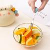 Little Crab Fruit Fork Set Household Creative Cartoon and Cute Stainless Steel Dessert Fork High-end Storage Can Fruit Fork Box