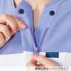 [Folk] Medical Scrub Jacket 7083SC Women's M Green x Dark Navy L
