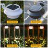Outdoor Solar Gutter Lights 3 9 LEDs Fence Light Waterproof Security Lamps For Eaves Garden Landscape Pathway B Solar Lights
