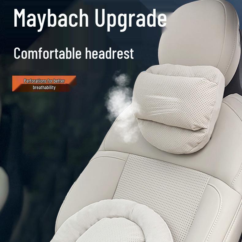 Mercedes-Benz S-Class Maybach & BMW X3/5 Series Neck and Lumbar Support Car Headrest Pillow