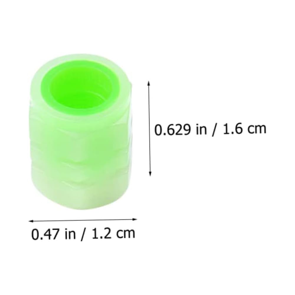 4pcs Bicycle Luminous Valve Tire Valve Cap Luminous Valve Cap Motorcycle Electric Car Vacuum