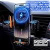Caricabatterie Wireless Veloce per Auto da 66W Supporto a Morsetto Automatico Porta Telefono per Bocchetta d'Aria