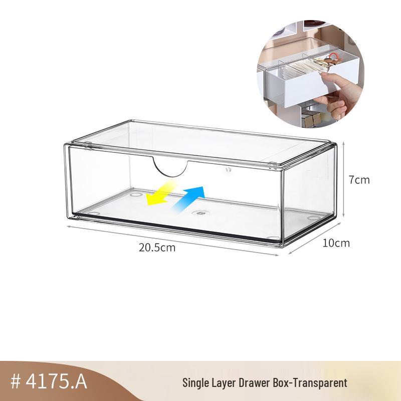 Narrow Bathroom Mirror Cabinet with Built-in Shelf - Vanity Organizer for Cosmetics and Lipstick