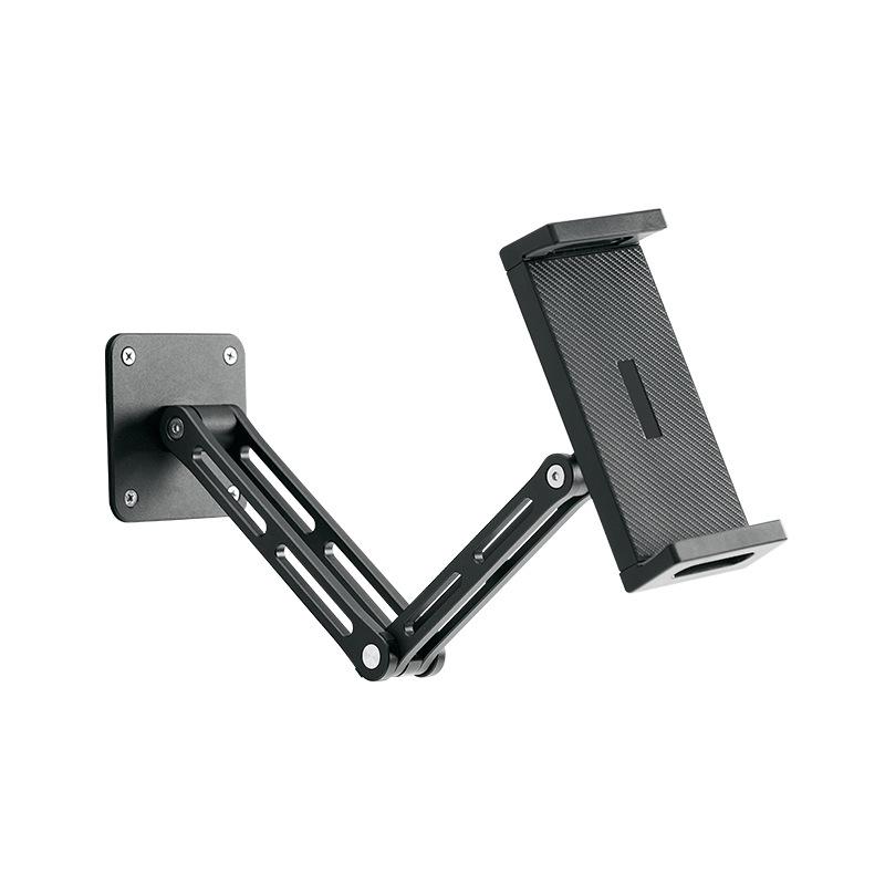 Doppelnutzbarer Aluminium-Wandhalter für Handy & Tablet - Faltbare, drehbare Halterung