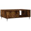 VidaXL Coffee Table Smoked Oak 90x60x35 Cm Engineered Wood 827057