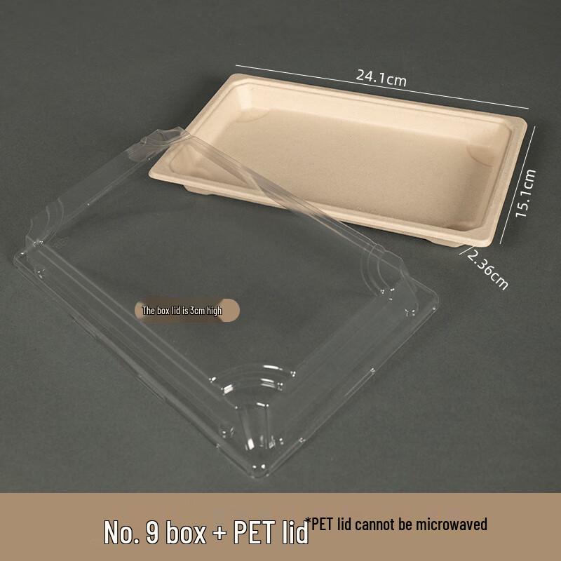 ZISIZ Rectangular Thickened Sushi Takeout Box