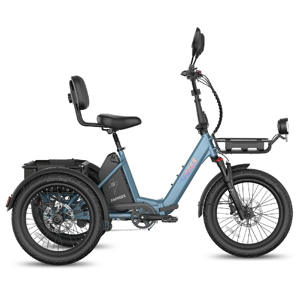 Bicicleta Eléctrica Fafrees F20 Mate Motor de 250W Frenos de Disco Doble Neumático de Aire 20"x2.5" Plegable E-Bike de Carga Pantalla LCD 48V 21Ah Carga Máxima 180Kg