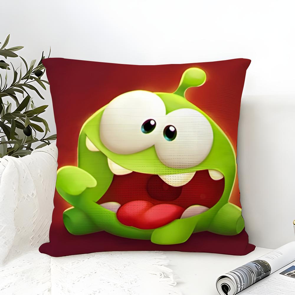 Puzzle Game C-Cut The Rope 1 Pillow Case Linen Pillow Case Sofa Home Decor Cushion Cover Cushion Cove