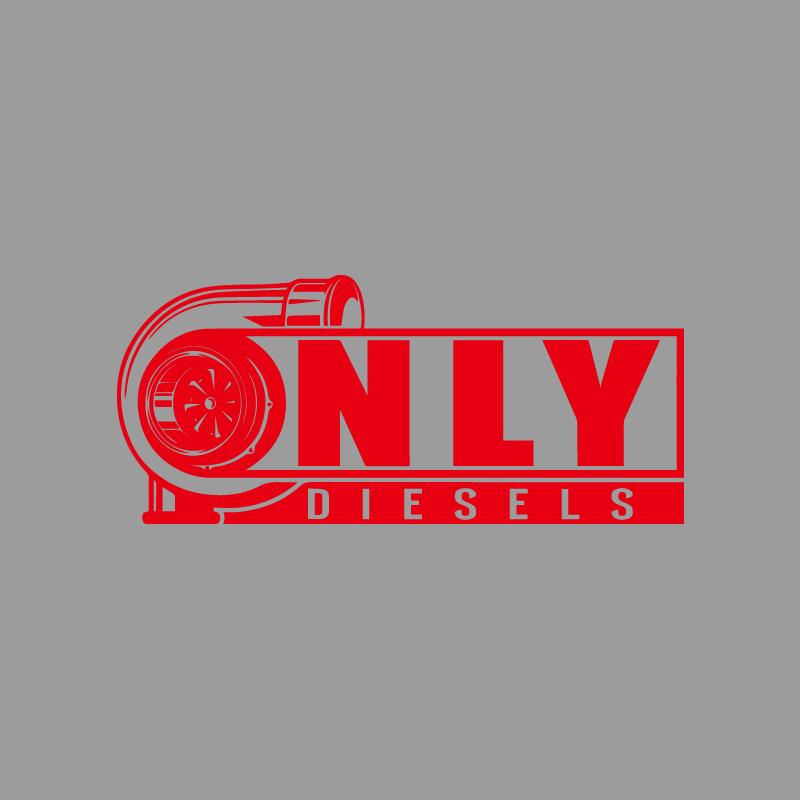 Endast dieselmotor svg trs för cartoourbocharger kreativa & roliga klistermärken fans & älskare, hög kvalitet för bil lastbilar motorcyklar Dekal