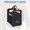 4 Cup Drink Carrier Foldable Coffee Cup Holder Beverage Rack With Adjustable Dividers Reusable 4Cup Tray with Adjustable Divider