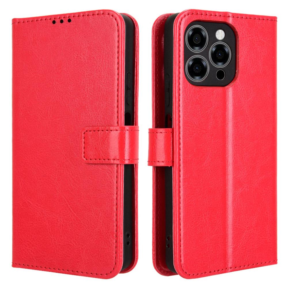 For Doogee Note 58 Pro/Note 58 Case Crazy Horse Texture PU Leather Phone Wallet Cover