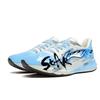 Li Ning Red Hare 9 Jacquard Transpirables Rebotantes Caña Baja Suela de Goma TUFF RB Zapatillas de Correr para Mujer Azul Negro ARPW004-8(Equipo 60-)