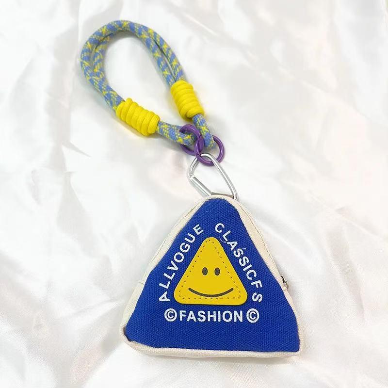 Trendy Colorful Soft Small Backpack with Coin Purse, Hand Strap & Contrasting Color Lanyard Pendant