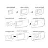 1 Set NanoSIM Card To Micro Standard Adapter Converter For Mobile Phone SIM Card Adapter Convert Universal Phones for Nano Sim
