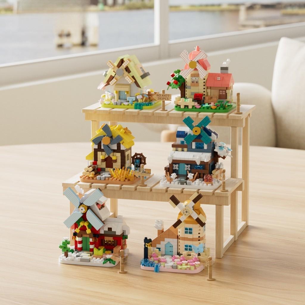 Urban Scene Toy Assembly Kit Building Blocks For Creative Home Decor