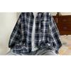 Camisa de Manga Larga Vintage Estilo Japonés para Hombre Holgada Casual