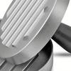 Hamburger Press 4.5" Non-Stick Patty Maker with 100 Wax Papers Heavy Duty Meatball Press for BBQ Veggie Burgers
