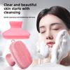 Portable Soft Silicone Face Brush Makeup Remover Facial Cleansing Brush Square Cleaning Brush