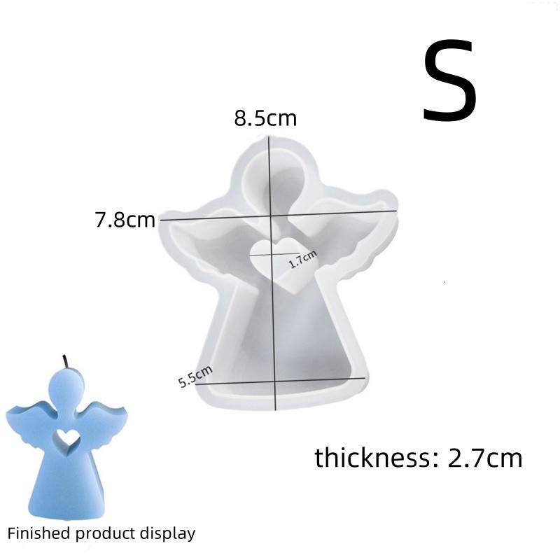 

Милый ангел, силиконовая форма для свечей, сделай сам, формы для ароматерапевтических свечей, инструменты для мыла ручной работы, украшения для дома на Хэллоуин, ремесло