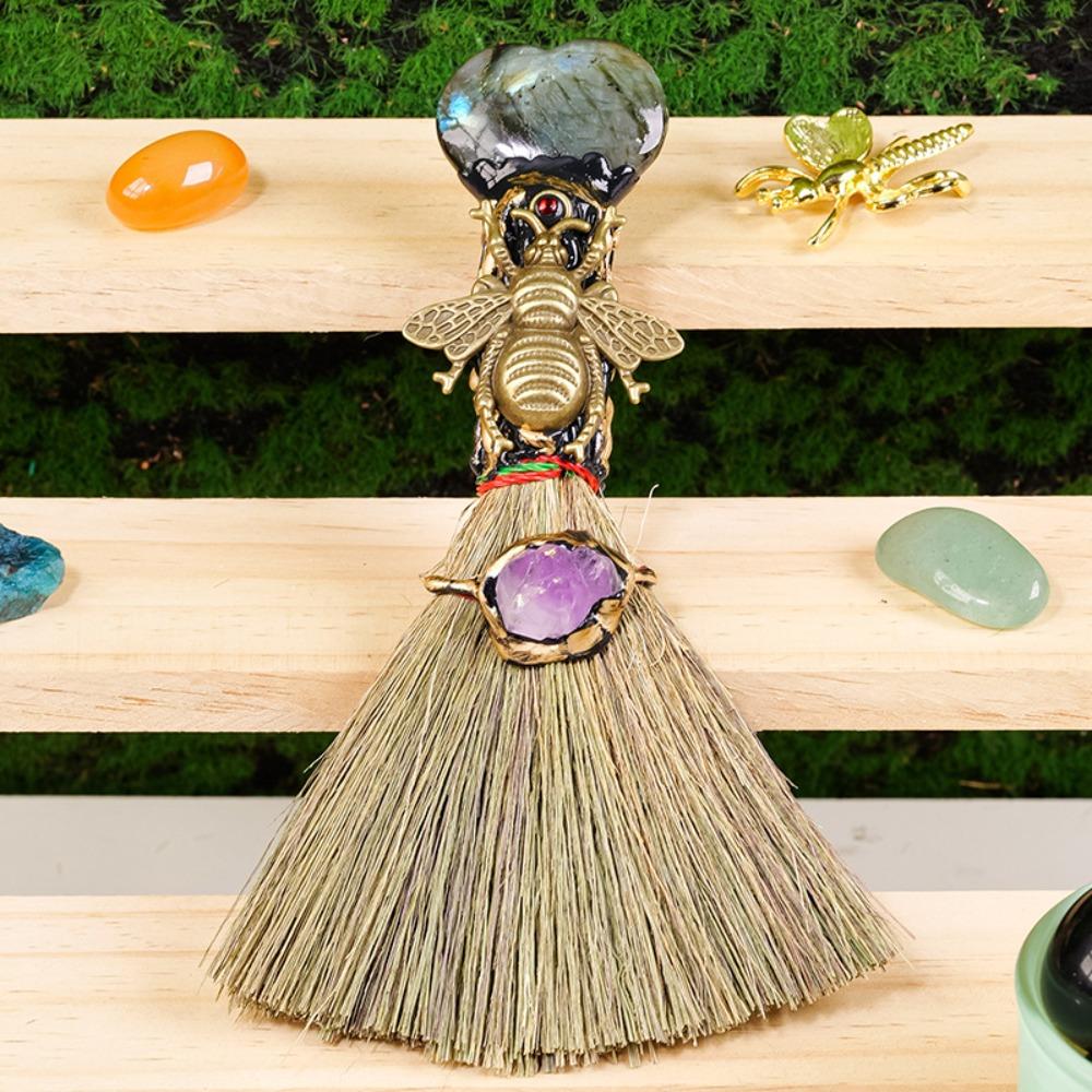 Handmade Witch Broom Spiritual Handmade Ritual Broom Ritual Magic Magic Broom  Halloween Decor