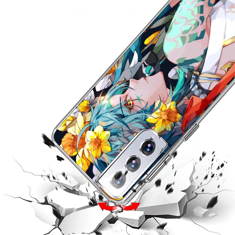 Genshin Impact Raiden Shogun Baal Cover Phone Case For Samsung Galaxy S26 S25 Edge S24 Ultra S23 S22 Plus S21 S20 FE Soft Fundas