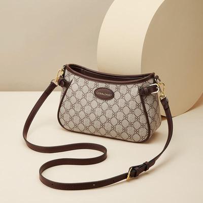 New Fashion Shoulder Bags American Retro Print Women's Bag Handheld Bag Leisure Versatile Niche Crossbody Bags Small Square Bags