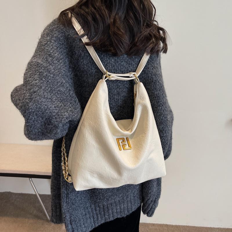 Premium Retro Bag Commuter Tote Bag Women's 2025 New Backpack Autumn and Winter Chain Multi-purpose Shoulder Bag