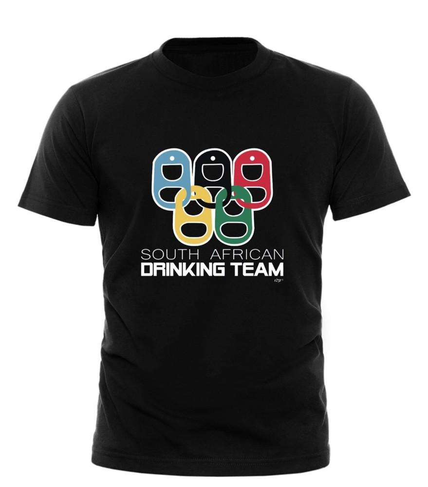 South African Drinking Team Rings unisex Funny Novelty T Shirt all sizes Unisex T-Shirt S