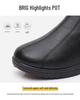 Women's Winter Non-Slip Soft Sole Boots - Warm Velvety Cotton for Middle-Aged and Elderly
