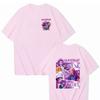Movie KPop Demon Hunters T-shirt Summer Harajuku Short Sleeve Tee for Casual Loose Women and Men Graphic Printed Tops