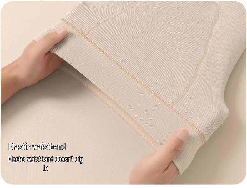 Girls' Super Thick Cotton Striped Leggings - Warm, Extra Thick Tights for Autumn & Winter