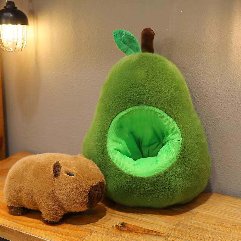 

Avocado Capybara Plush Toy - Xiaohongshu Bestseller 35cm 0.29kg авокадо