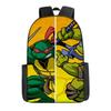 Teenage Mutant Ninja Turtles Children'S School Bag Elementary School Student Cartoon Breathable Backpack Cute Burden Reduction Cool Anime Backpack