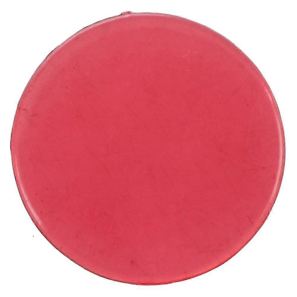 100 Peças Fichas de Bingo de Plástico Vermelho Transparente 1,9cm
