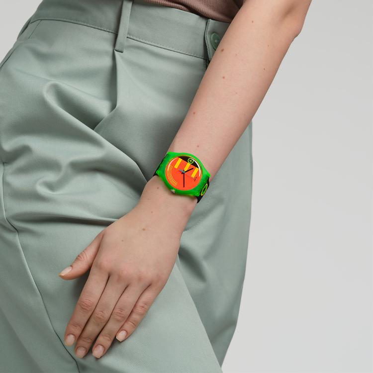 SWATCH Unisex Orange Watch SO29G106 SO29G106
