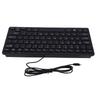 Type C Wired Keyboard Quiet Lightweight Silent Chocolate Key Small Wired Keyboard for Computer PC Laptop
