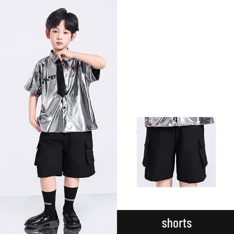 Children's Sci-Fi Performance Costumes: Sequined Outfits for Kindergarten and Primary School Events