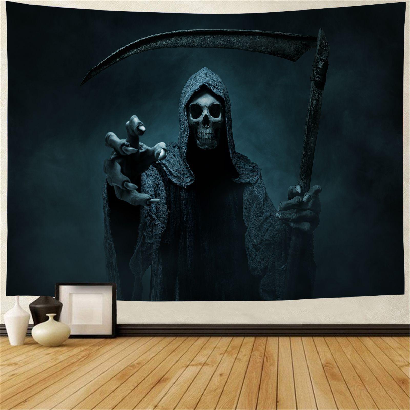 Бохо Злой Волшебный Замок Призрак Настенный Ковер Декор Дьявол Покрывало Подушка Хэллоуин — фото 16