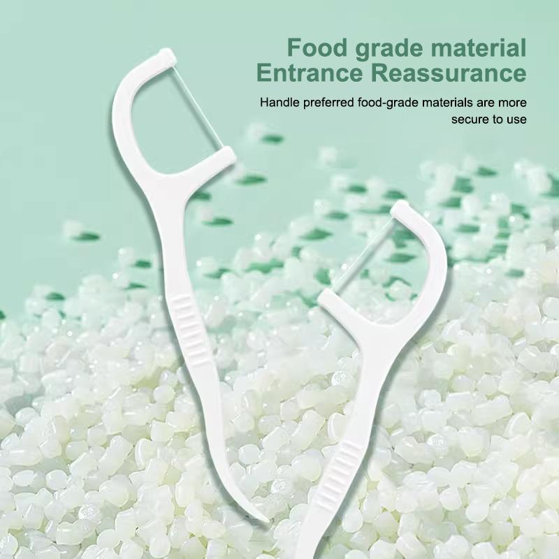 1/2/6/12 Box Portable Disposable Dental Floss High Tensile Strand Plastic Toothpick Dental Floss Stick Dental Floss Box
