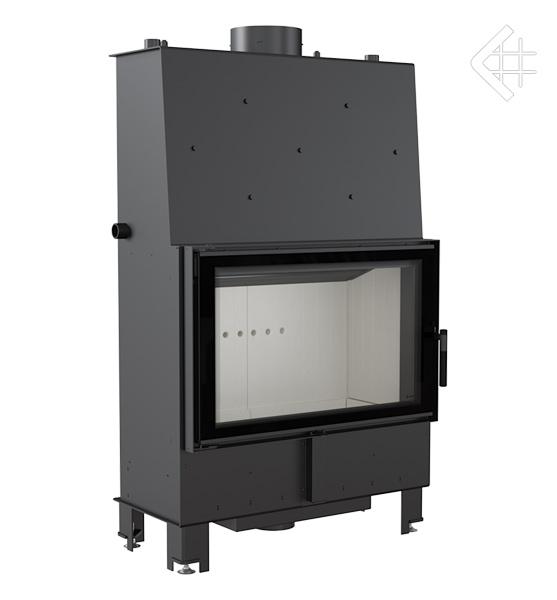 Water Heating Fireplace KRATKI LUCY 16 kW Ø 200 Double Glass