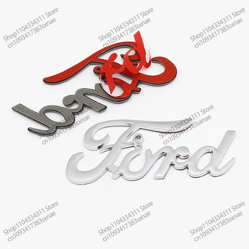 AJH1 1Pc 3D ABS Letter Rear Trunk Badge Emblem Replacement For Ford Focus MK3 MK4 MK6 MK7 Auto Tuning Exterior Styling Accessory