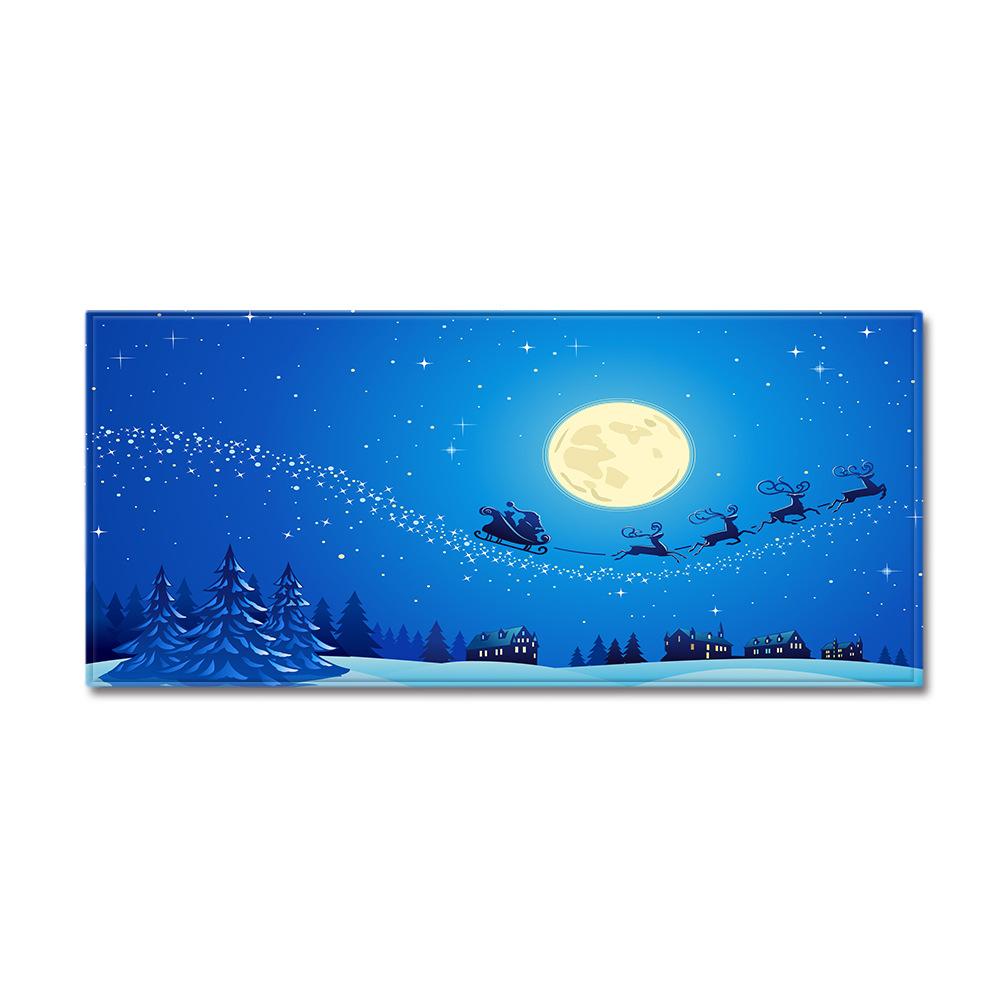 Christmas Kitchen Sand Carpet Doormat Long Floor Mat