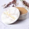 Personalised Marble Coasters Customised Gift Housewarming Room Bar Decor Marble Style Custom Name Ceramic Coaster Sets